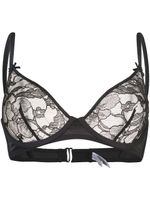 Fleur Du Mal soutien-gorge Magnolia Lace en dentelle - Noir