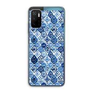 Blauw motief: Xiaomi Poco M3 Pro 5G Transparant Hoesje