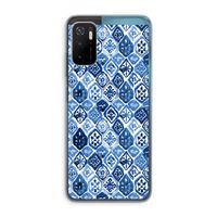Blauw motief: Xiaomi Poco M3 Pro 5G Transparant Hoesje