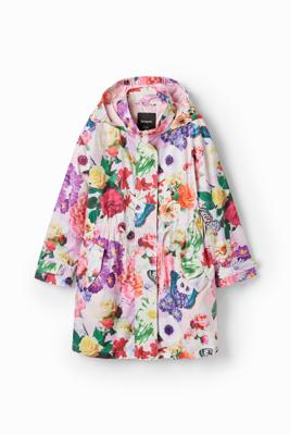 Parka capuchon fantasie - MATERIAL FINISHES - 13/14