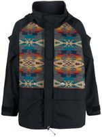 Junya Watanabe MAN veste à capuche - Noir