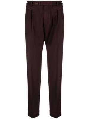 Dell'oglio pantalon à taille mi-haute - Rouge