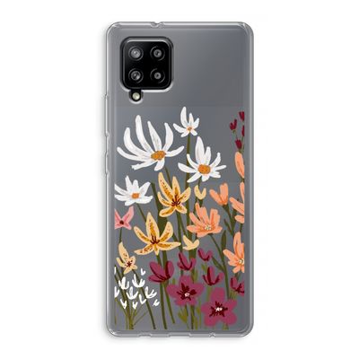 Painted wildflowers: Samsung Galaxy A42 5G Transparant Hoesje
