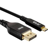 club3D USB-C-displaykabel 1 m Zwart CAC-1559