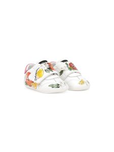 Dolce & Gabbana Kids baskets à imprimé graphique - Blanc