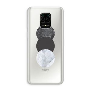 Marmeren cirkels: Xiaomi Redmi Note 10 Lite Transparant Hoesje