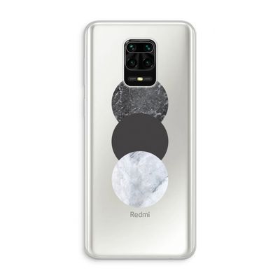 Marmeren cirkels: Xiaomi Redmi Note 10 Lite Transparant Hoesje