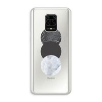 Marmeren cirkels: Xiaomi Redmi Note 10 Lite Transparant Hoesje