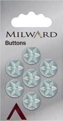 Milward Knoop Ster Lichtgroen 12mm (7 stuks)