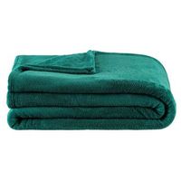 Plaid Niek XXL - blauwgroen - 240x220 cm