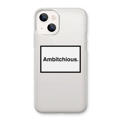 Ambitchious: iPhone 13 mini Transparant Hoesje