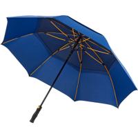 Falcone Golf stormparaplu - windproof - blauw - lang - 130 cm - automaat