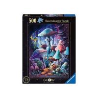 Ravensburger legpuzzel maanlicht paddestoelen glow in the dark - 500st.