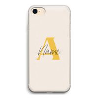 Amber Script: iPhone 7 Transparant Hoesje