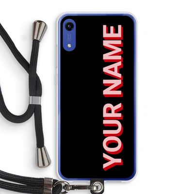 Namecase: Honor Play 8A Transparant Hoesje met koord
