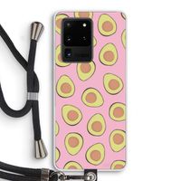 Dancing avocados: Samsung Galaxy S20 Ultra Transparant Hoesje met koord