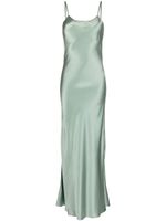 VOZ robe-nuisette Liquid en soie - Vert