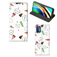 Motorola Moto G9 Plus Flip Style Cover IJsjes - thumbnail