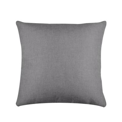 Stof Textile sierkussen Bea - grijs - 50 x 50 cm - bank kussens - polyester
