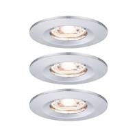 Paulmann 94303 EBL Nova mini Coin LED-inbouwlamp Set van 3 stuks LED 4 W Chroom