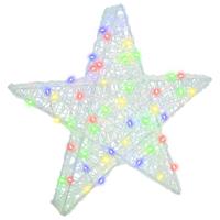 3D Ster met 50 LED Multikleur 55 x 53,5 x 10 cm Acryl