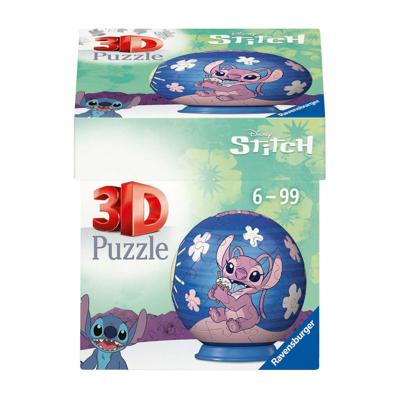 Ravensburger 3d puzzelbal stitch angel, 54st.