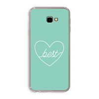 Best heart pastel: Samsung Galaxy J4 Plus Transparant Hoesje Best heart pastel: Samsung Galaxy J4 Plus Transparant Hoesje