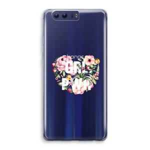 GRL PWR Flower: Honor 9 Transparant Hoesje