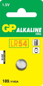 GP Batteries Knoopcel LR54 1.5 V 1 stuk(s) Alkaline GP189ASTD981C1