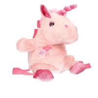 rugzak - unicorn - Roze - zachte pluche - 33 x 18 cm - eenhoorn