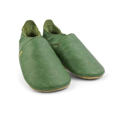 Bobux babyslofjes dino olive-S