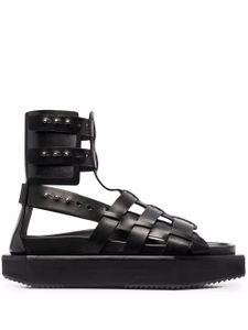 Rick Owens sandales Turbo Cyclop à plateforme - Noir