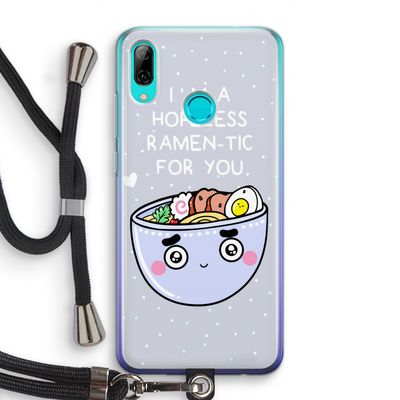 I'm A Hopeless Ramen-Tic For You: Huawei P Smart (2019) Transparant Hoesje met koord