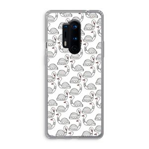 Zwanen: OnePlus 8 Pro Transparant Hoesje