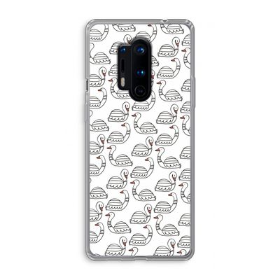 Zwanen: OnePlus 8 Pro Transparant Hoesje