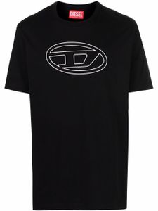 Diesel t-shirt T-Just-Bigoval en coton - Noir