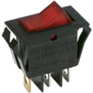 C & K Switches CL102J9RS205QA7 Wipschakelaar 125 V/AC 16.00 A 1x aan/uit 1 stuk(s) Bulk