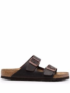 Birkenstock sandales Arizona Oiled en cuir - Marron