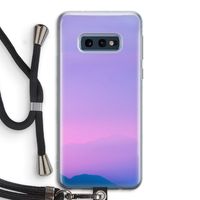 Sunset pastel: Samsung Galaxy S10e Transparant Hoesje met koord