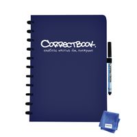 Notitieboek Correctbook A4 lijn 40blz midnight blue - thumbnail