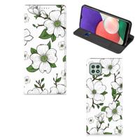 Samsung Galaxy A22 5G Smart Cover Dogwood Flowers