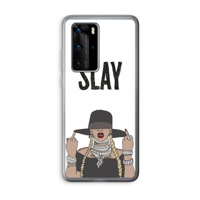 Slay All Day: Huawei P40 Pro Transparant Hoesje