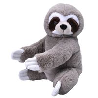 Speelgoed knuffel luiaardje grijs 30 cm - thumbnail
