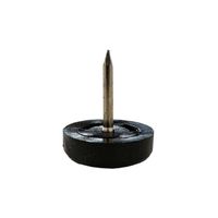 Meubelglijder kunststof zwart diameter 1,8 cm (zakje 20 stuks) - thumbnail