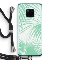 Palmbladeren: Huawei Mate 20 Pro Transparant Hoesje met koord Palmbladeren: Huawei Mate 20 Pro Transparant Hoesje met koord
