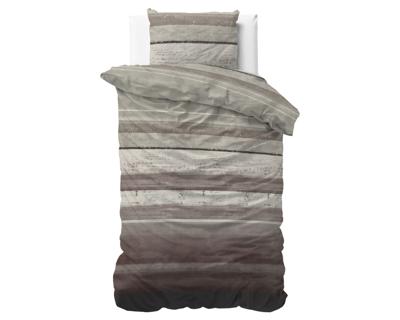 Sleeptime Flanel Marcus Taupe 140 x 200/220 cm