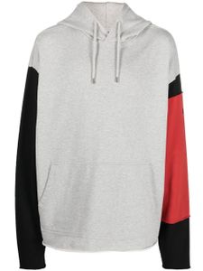 424 hoodie colour block à lien de resserrage - Gris