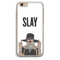 Slay All Day: iPhone 6 Plus / 6S Plus Transparant Hoesje