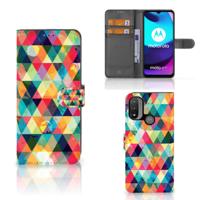 Motorola Moto E20 | E30 | E40 | Telefoon Hoesje | Geruit
