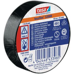 TESA tesaflex 53988 Geschikt voor gebruik binnen 10 m Polyvinyl chloride (PVC), Rubber Zwart